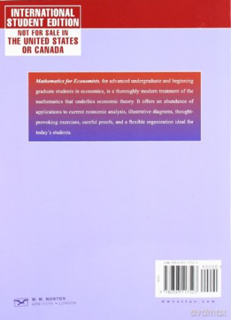 Mathematics For Economists Ise - Carl P Simon [KSIĄŻKA]