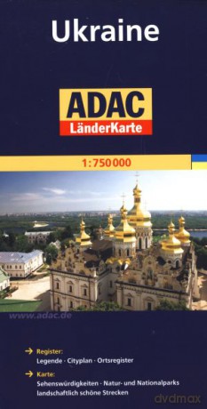 Ukraine. ADAC LanderKarte 1:750 000 [KSIĄŻKA]