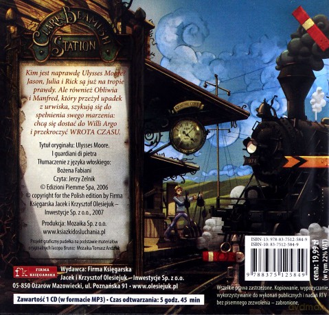 Ulysses Moore. Tom 5. Kamienni strażnicy. Książka audio CD MP3 - Pierdomenico Baccalario [KSIĄŻKA]