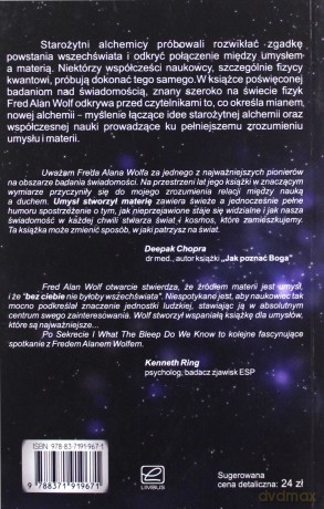 Umysł stworzył materię - Fred Alan Wolf [KSIĄŻKA]