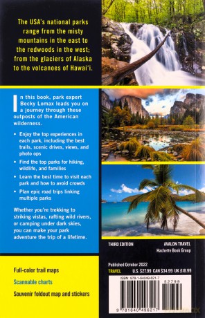 Moon Usa National Parks Third Edition - Becky Lomax [KSIĄŻKA]
