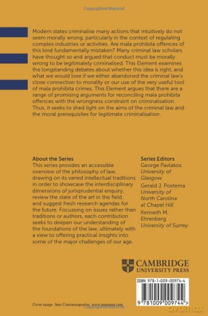 Moral Prerequisites Of The Criminal Law - Alexander Sarch [KSIĄŻKA]