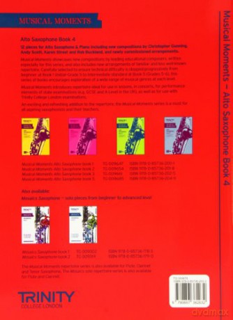 Musical Moments Alto Saxophone Book 4 - Trinity Guildhall [KSIĄŻKA]