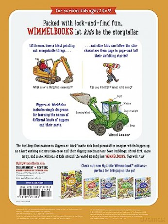 My Big Wimmelbook Diggers At Work - Max Walther [KSIĄŻKA]