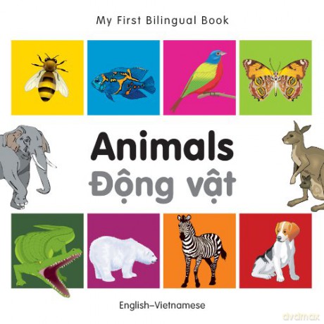 My First Bilingual Book Animals Englishv - Milet [KSIĄŻKA]