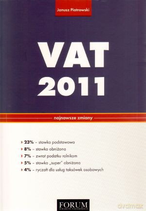 VAT 2011 - Janusz Piotrowski [KSIĄŻKA]