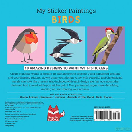 My Sticker Paintings Birds - Clorophyl Editions [KSIĄŻKA]