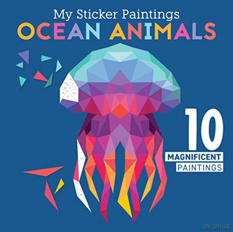 My Sticker Paintings Ocean Animals - Clorophyl Editions [KSIĄŻKA]