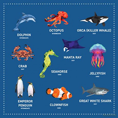 My Sticker Paintings Ocean Animals - Clorophyl Editions [KSIĄŻKA]