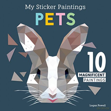 My Sticker Paintings Pets - Logan Powell [KSIĄŻKA]