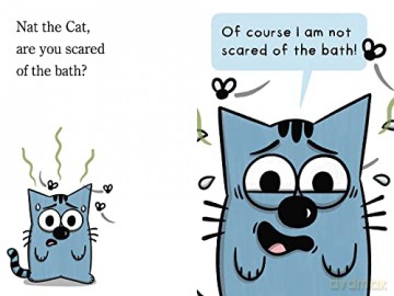 Nat The Cat Takes A Bath - Jarrett Lerner [KSIĄŻKA]