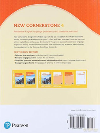 New Cornerstone Grade 4 Workbook - Pearson [KSIĄŻKA]