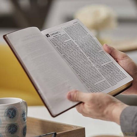 Nkjv The Everyday Bible Paperback Red Le [KSIĄŻKA]