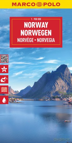 Norway Marco Polo Map [KSIĄŻKA]