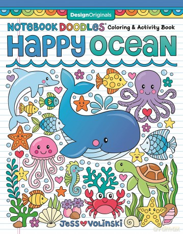 Notebook Doodles Happy Ocean - Volinski J [KSIĄŻKA]