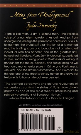 Notes From Underground - Fyodor Dostoevsky [KSIĄŻKA]