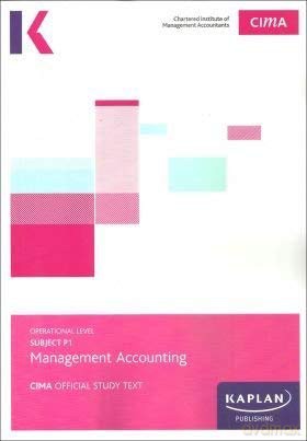 P1 Management Accounting [KSIĄŻKA]