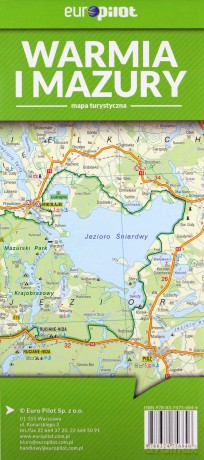 Warmia i Mazury. Mapa turystyczna w skali 1:250 000 [KSIĄŻKA]