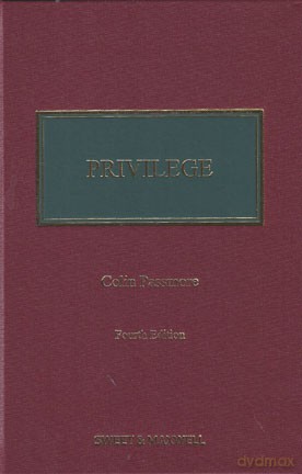 Passmore On Privilege - Colin Passmore [KSIĄŻKA]