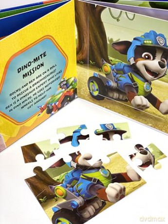 Paw Patrol Dino Rescue My First Puzzle B [KSIĄŻKA]