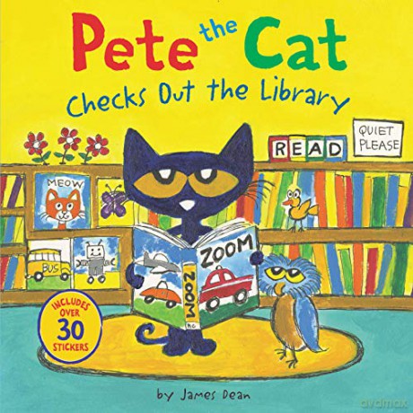 Pete Cat Checks Out Library - Dean James [KSIĄŻKA]