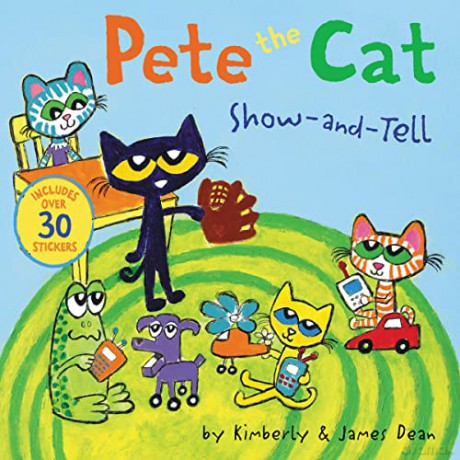 Pete Cat Show And Tell Jit - Dean James [KSIĄŻKA]