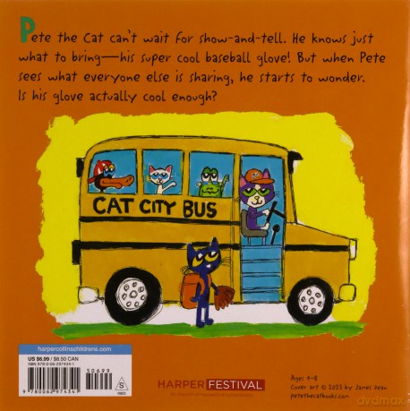 Pete Cat Show And Tell Jit - Dean James [KSIĄŻKA]