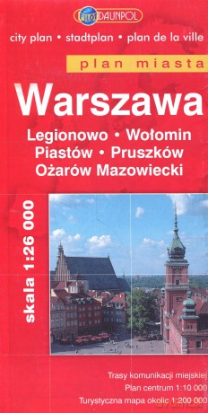 Warszawa. Plan miasta [KSIĄŻKA]