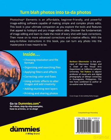 Photoshop Elements 2024 For Dummies [KSIĄŻKA]
