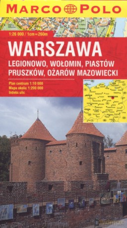 Warszawa. Plan miasta w skali 1:26 000 [KSIĄŻKA]