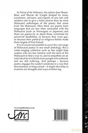 Poetry Of The Holocaust An Anthology - Jean Boase-Beier [KSIĄŻKA]