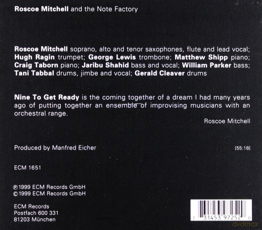 Mitchell Roscoe: Nine To Get Ready [CD]