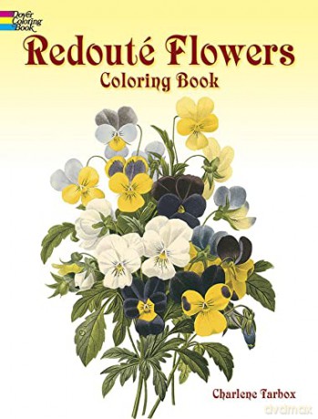 Redoute Roses Colouring Book - Charlene Tarbox [KSIĄŻKA]