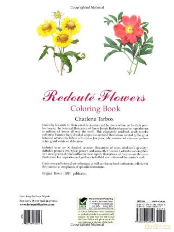 Redoute Roses Colouring Book - Charlene Tarbox [KSIĄŻKA]