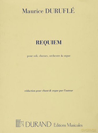 Requiem Opus 9 Vocal Score - Maurice Durufl [KSIĄŻKA]