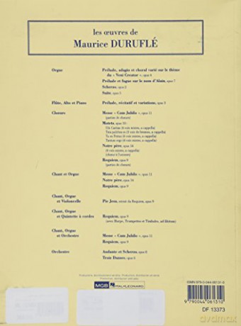 Requiem Opus 9 Vocal Score - Maurice Durufl [KSIĄŻKA]