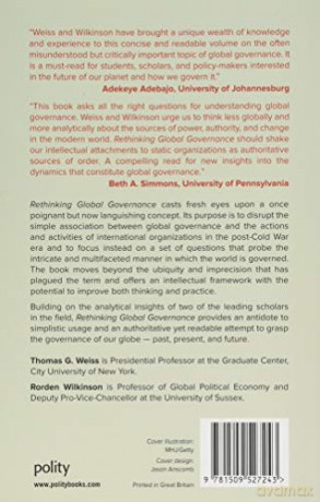 Rethinking Global Governance - Thomas G Weiss [KSIĄŻKA]