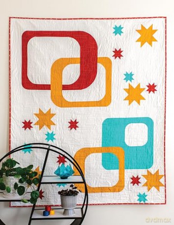 Retro Curved Pieced Quilts - Erin Grogan [KSIĄŻKA]