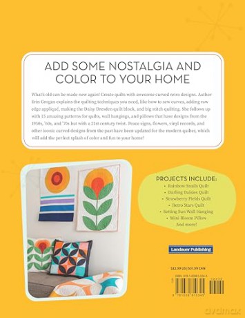 Retro Curved Pieced Quilts - Erin Grogan [KSIĄŻKA]