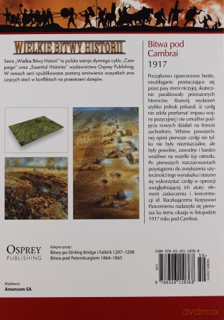 Wielkie Bitwy Historii. Bitwa pod Cambrai 1917 r. + DVD - Alexander Turner [KSIĄŻKA]