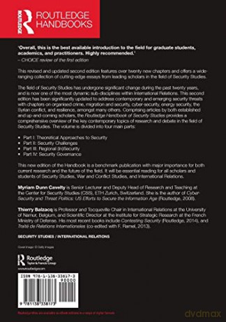 Routledge Handbook Of Security Studies - Myriam Dunn Cavelty [KSIĄŻKA]