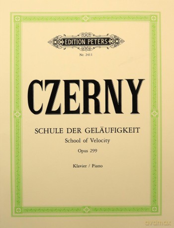 School Of Velocity Op 299 Piano - Carl Czerny [KSIĄŻKA]