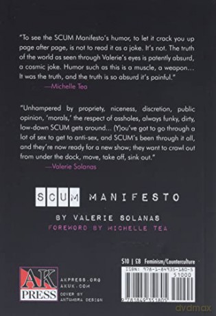 Scum Manifesto - Valerie Solanas [KSIĄŻKA]