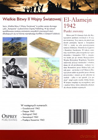 Wielkie bitwy II wojny światowej. El-Alamejn 1942. Punkt zwrotny + DVD - Ken Ford [KSIĄŻKA]