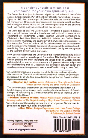 Secret Book John Gnostic Gospelsannotp [KSIĄŻKA]
