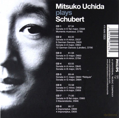 Mitsuko Uchida: Uchida Plays Schubert (Sonatas,Impromptus) [8CD]