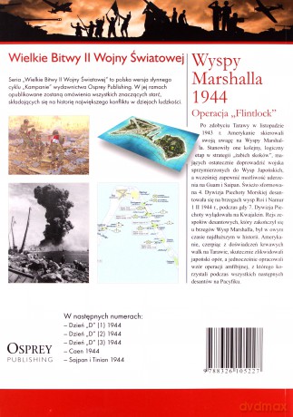 Wielkie bitwy II wojny światowej. Wyspy Marshalla 1944. Operacja `Flintlock` + DVD - Gordon L. Rottman [KSIĄŻKA]