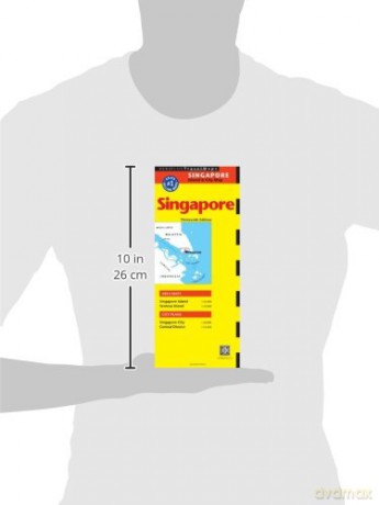 Singapore Travel Map 13th Ed - Periplus Editor [KSIĄŻKA]