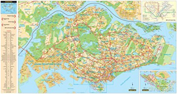 Singapore Travel Map 13th Ed - Periplus Editor [KSIĄŻKA]
