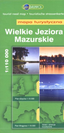 Wielkie Jeziora Mazurskie. Mapa turystyczna w skali 1:110 000 [KSIĄŻKA]